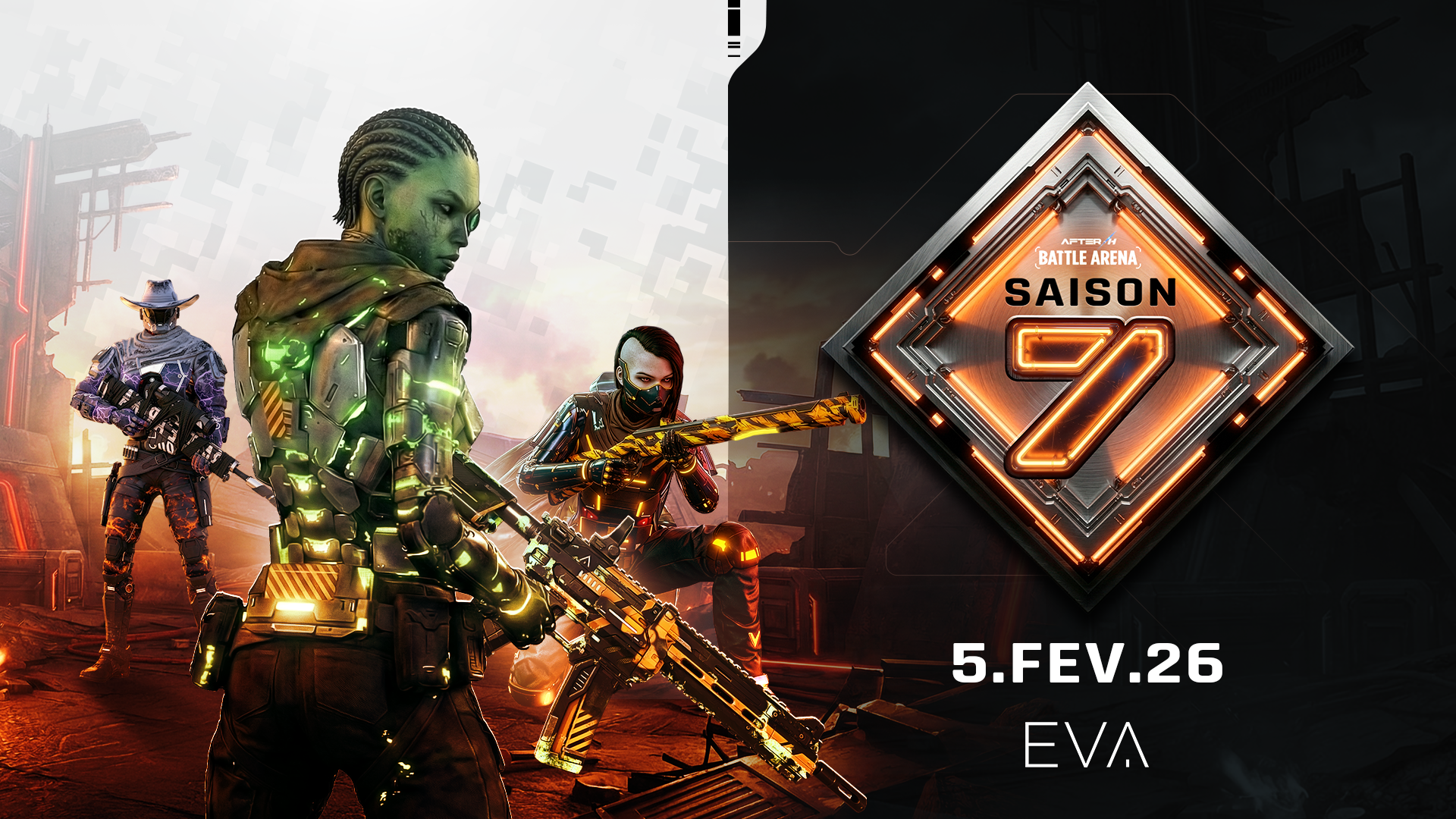 EVA Season 7 Patch 1.7.0: New Meta, Atlas Rework, M12 Loaded Shot, and Weapon Balance Overhaul