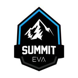 EVA Summit 2026 logo - VR esports championship finals with mountain peak emblem