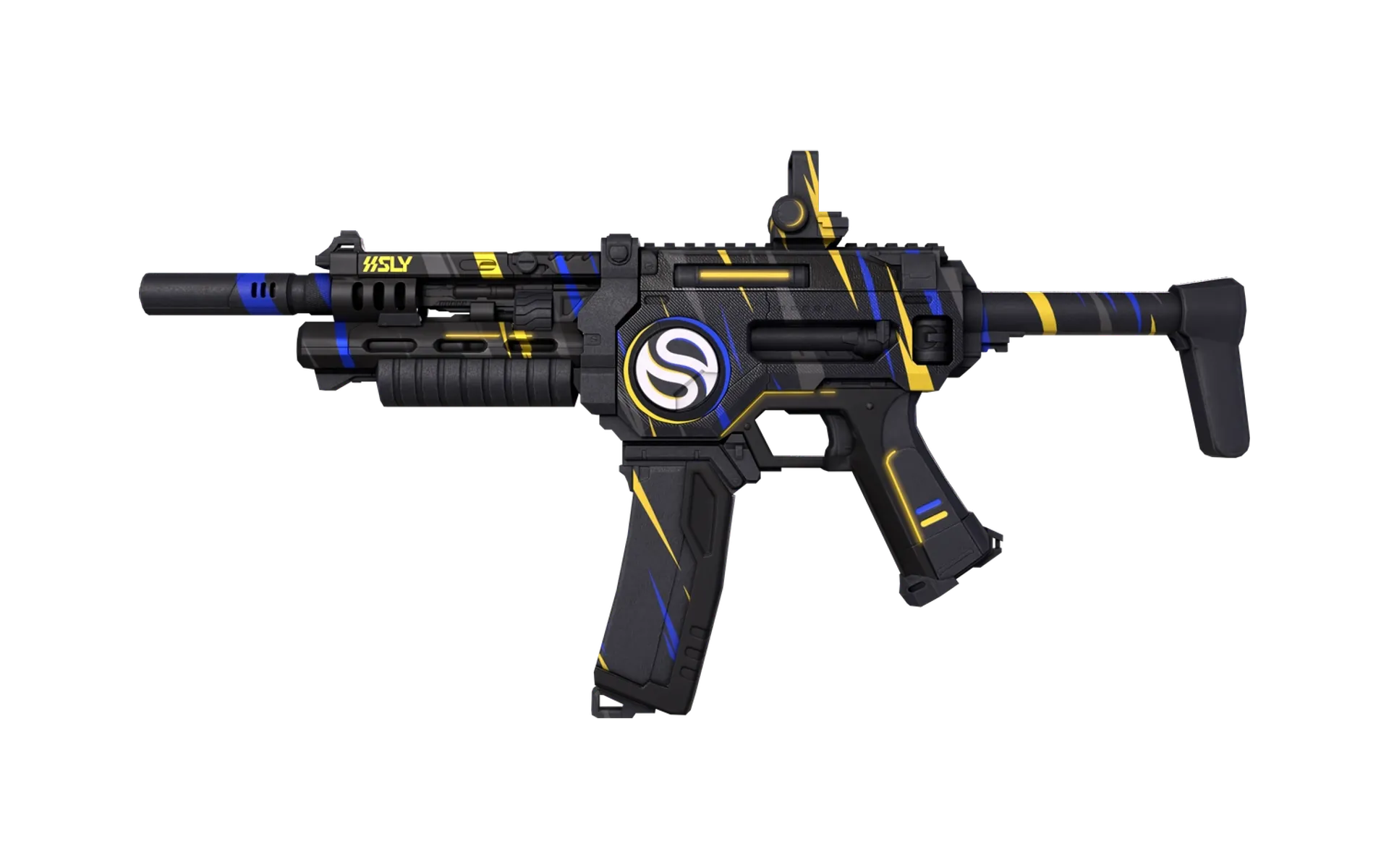 MP-52 - Solary Edition weapon skin - EVA After-H Battle Arena Pro League
