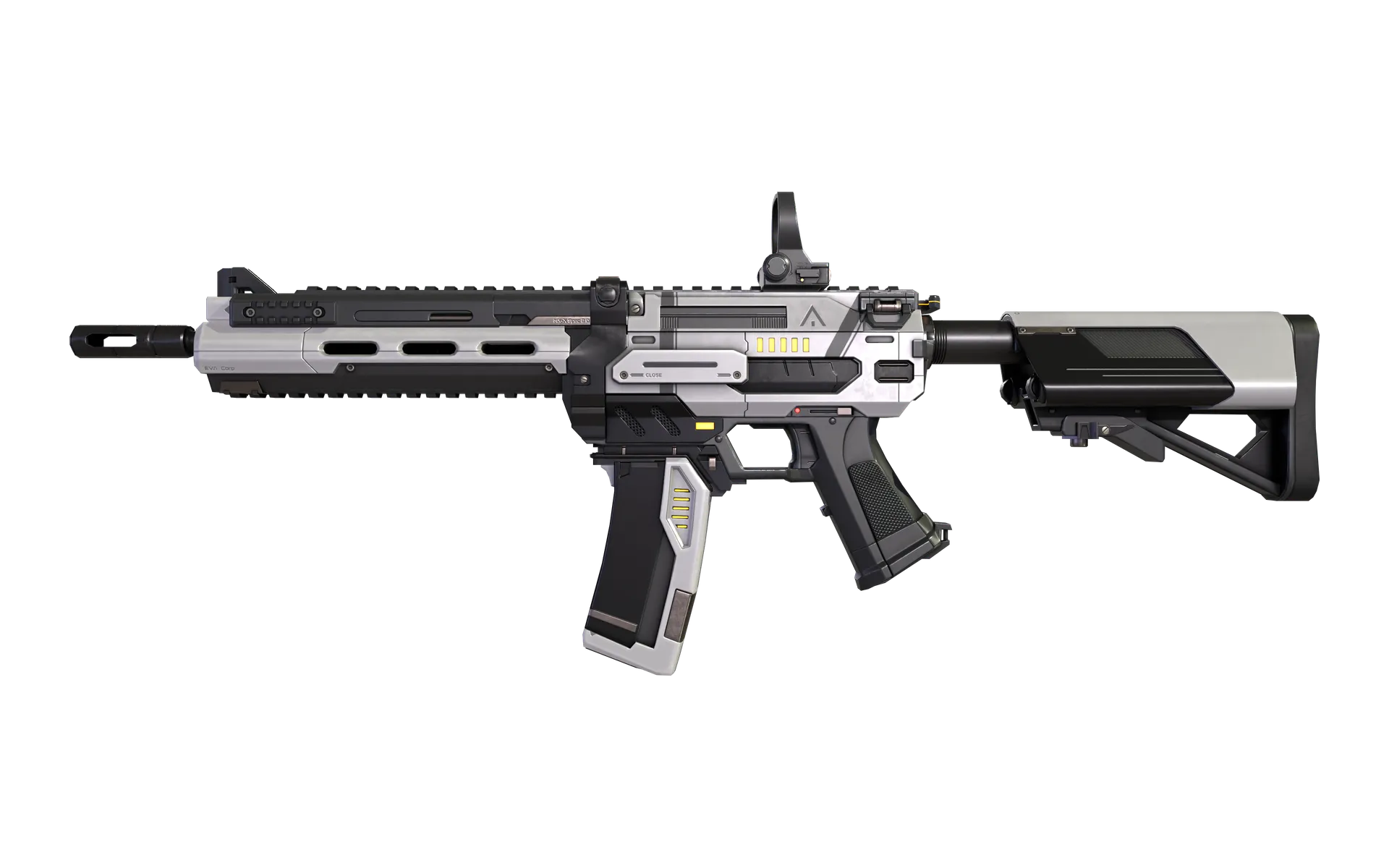 Primary weapon recommendation card with detailed statistics